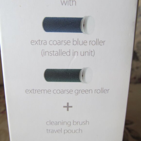 NEW Emjoi Micro-Pedi Ultra Callus Remover 2 Rollers ~ Turquoise Color ~ NIB - Picture 4 of 10